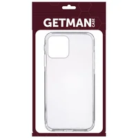 TPU чохол GETMAN Clear 1,0 mm для Apple iPhone 14 Pro (6.1") Безбарвний (прозорий)