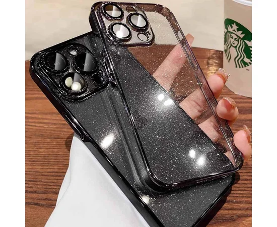Чехол TPU+PC Glittershine для Apple iPhone 14 Pro (6.1") Black