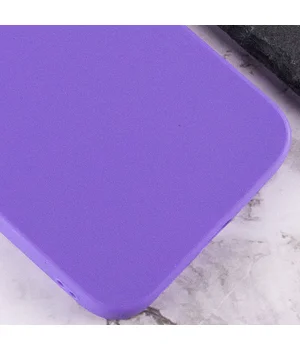 Силиконовый чехол Candy для Apple iPhone 14 Pro (6.1") Сиреневый