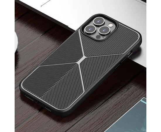 Чехол TPU BlackWood для Apple iPhone 14 Pro (6.1") Черный