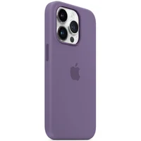 Чехол Silicone case (AAA) full with Magsafe для Apple iPhone 14 Pro (6.1") Фиолетовый / Iris