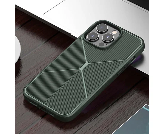 Чехол TPU BlackWood для Apple iPhone 14 Pro (6.1") Зеленый