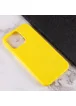 Силиконовый чехол Candy для Apple iPhone 14 Pro (6.1") Желтый