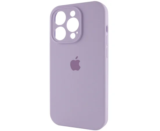 Чехол Silicone Case Full Camera Protective (AA) для Apple iPhone 14 Pro (6.1") Сиреневый / Lilac / PVH