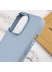 TPU чехол Bonbon Metal Style для Apple iPhone 14 Pro (6.1") Голубой / Mist blue