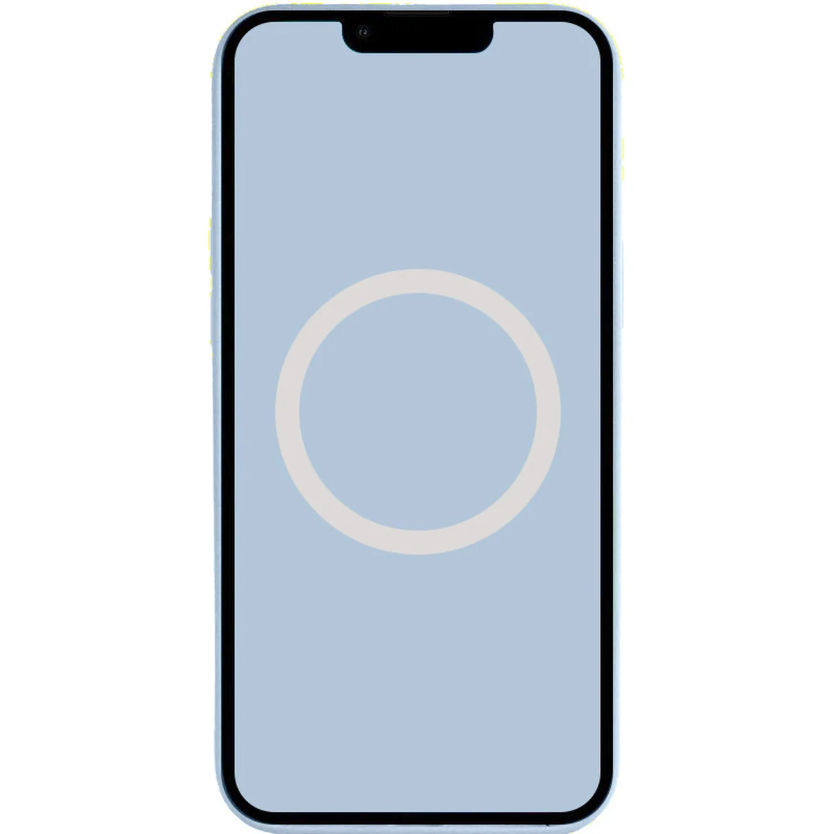 Чехол Silicone case (AAA) full with Magsafe and Animation для Apple iPhone 14 Pro (6.1") Голубой / Sky