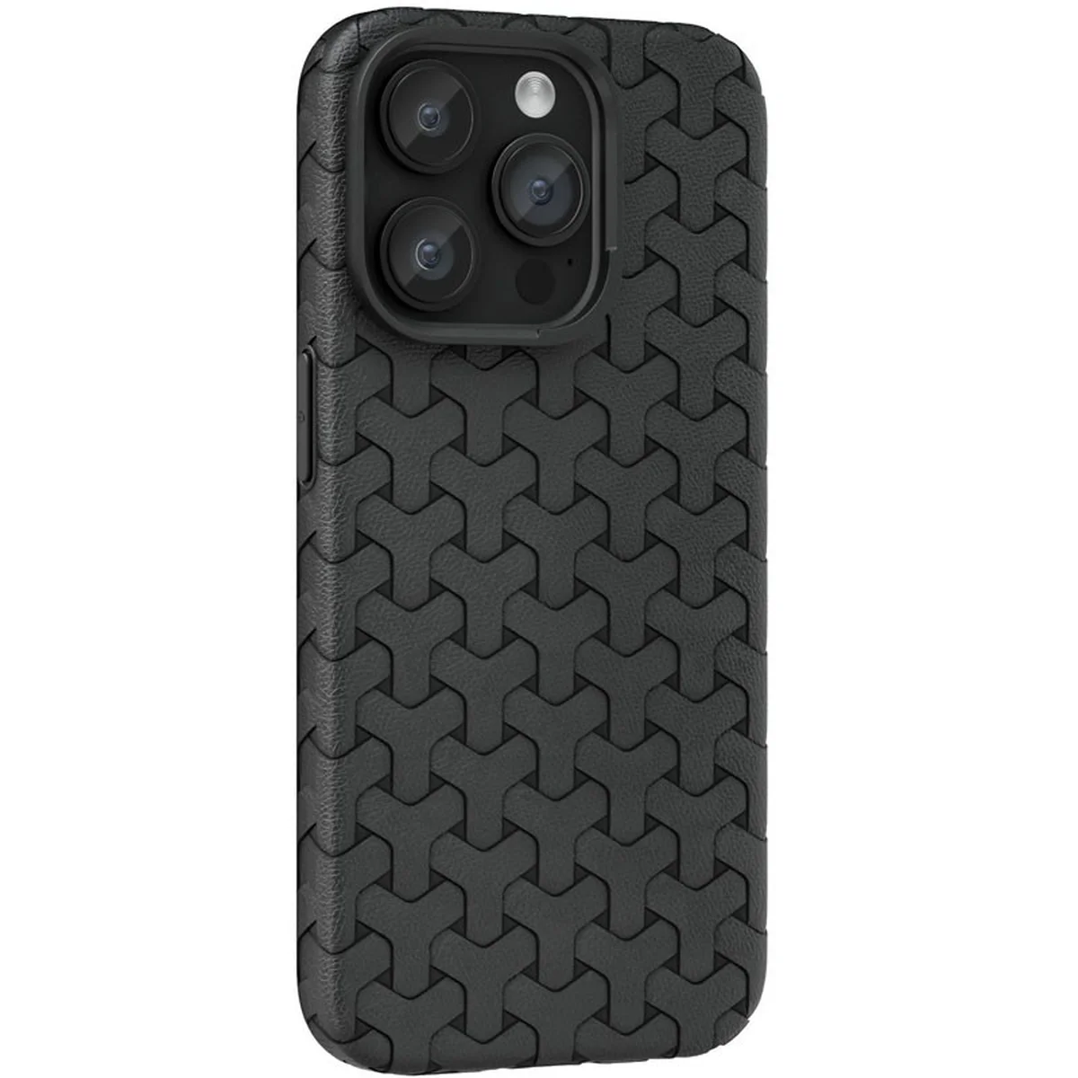 Чехол TPU Weaving для Apple iPhone 14 Pro (6.1") Black