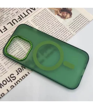 Чехол TPU+PC Lily with MagSafe для Apple iPhone 14 Pro (6.1") Army Green