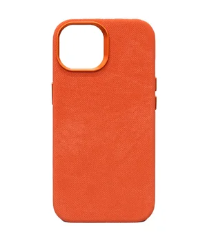 Чехол Denim with MagSafe для Apple iPhone 14 Pro (6.1") Orange