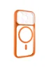 Чехол TPU+PC GETMAN Moon Clear with MagSafe для Apple iPhone 14 Pro (6.1") Orange