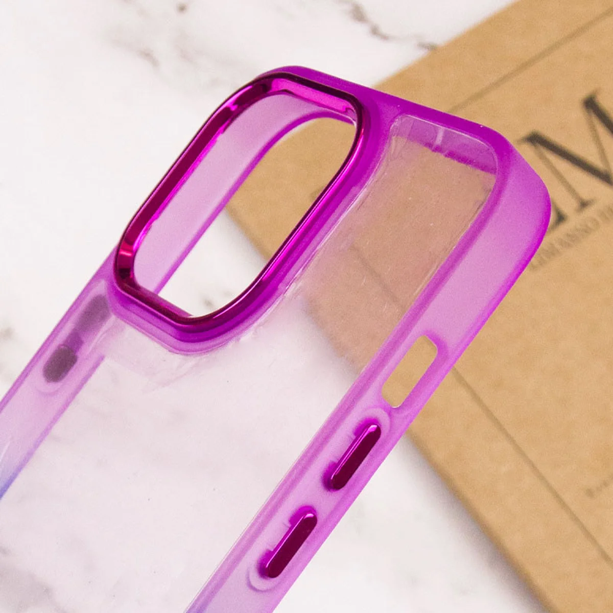 Чохол TPU+PC Fresh sip series для Apple iPhone 14 Pro (6.1") Синій / Фіолетовий