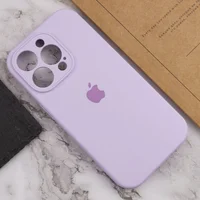 Чехол Silicone Case Full Camera Protective (AA) для Apple iPhone 14 Pro (6.1") Сиреневый / Lilac / PVH
