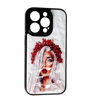 TPU+PC чохол Prisma Ladies для Apple iPhone 14 Pro (6.1") Ukrainian Girl