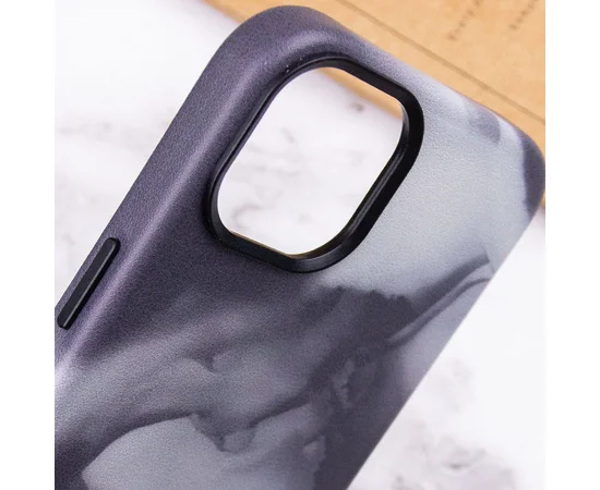 Кожаный чехол Figura Series Case with MagSafe для Apple iPhone 14 Pro (6.1") Black