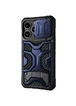TPU+PC чохол Nillkin CamShield Adventurer Pro (шторка на камеру) для Apple iPhone 14 Pro (6.1") Interstellar Blue