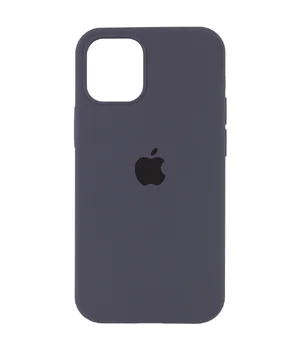 Чехол Silicone Case Full Protective (AA) для Apple iPhone 14 Pro (6.1") Серый / Dark Grey
