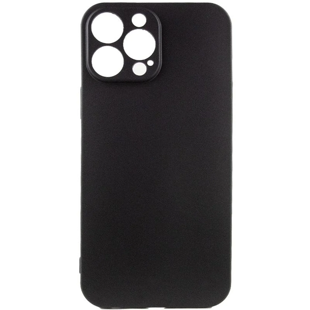 Чехол TPU Epik Black Full Camera для Apple iPhone 14 Pro (6.1") Черный