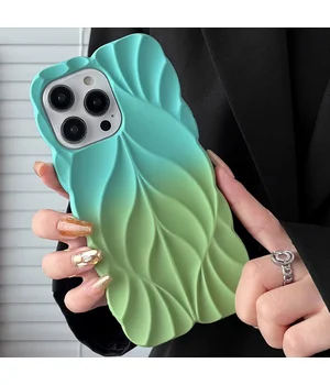 TPU чехол Leaf для Apple iPhone 14 Pro (6.1") Marine Green / Mint TPU чехол Leaf для Apple iPhone 14 Pro (6.1") Marine Green / Mint