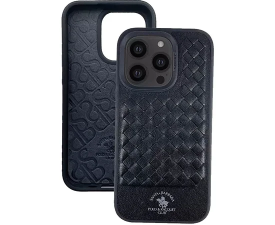 Кожаный чехол Polo Santa Barbara для Apple iPhone 14 Pro (6.1") Black