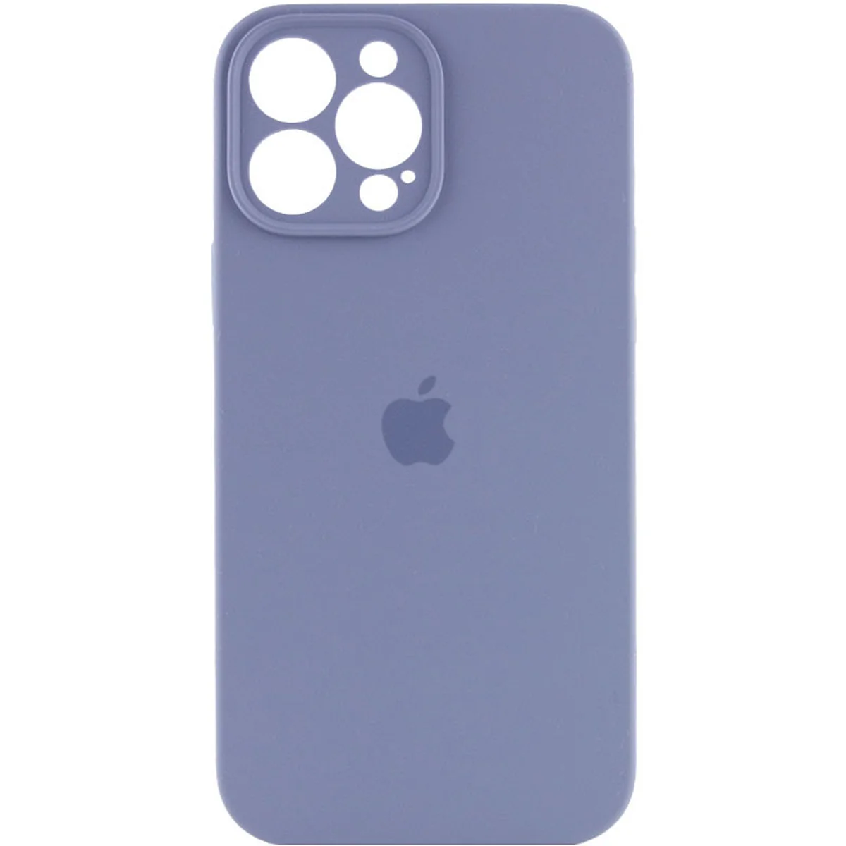 Чохол Silicone Case Full Camera Protective (AA) Apple iPhone 14 Pro (6.1") Сірий / Lavender Gray