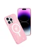 Чехол TPU Galaxy Sparkle (MagFit) для Apple iPhone 14 Pro (6.1") Pink+Glitter