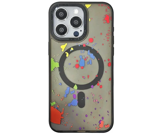 Чехол TPU+PC Flush with MagSafe для Apple iPhone 14 Pro (6.1") Titanium black