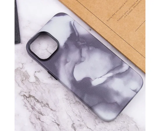 Кожаный чехол Figura Series Case with MagSafe для Apple iPhone 14 Pro (6.1") Black