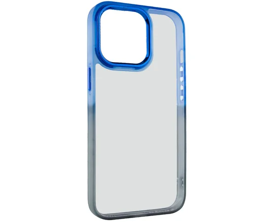 Чехол TPU+PC Fresh sip series для Apple iPhone 14 Pro (6.1") Черный / Синий