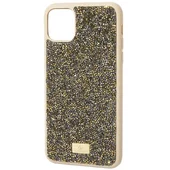 TPU чехол Bling World Rock Diamond для Apple iPhone 14 Pro (6.1") Золотой