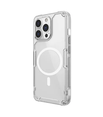 TPU чехол Nillkin Nature Pro Magnetic для Apple iPhone 14 Pro (6.1") Бесцветный (прозрачный)