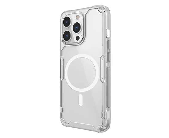 TPU чехол Nillkin Nature Pro Magnetic для Apple iPhone 14 Pro (6.1") Бесцветный (прозрачный)