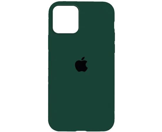Чехол Silicone Case Full Protective (AA) для Apple iPhone 14 Pro (6.1") Зеленый / Forest green