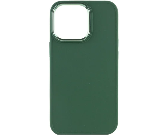 TPU чехол Bonbon Metal Style для Apple iPhone 14 Pro (6.1") Зеленый / Army green
