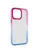 Чехол TPU+PC Fresh sip series для Apple iPhone 14 Pro (6.1") Синий / Розовый