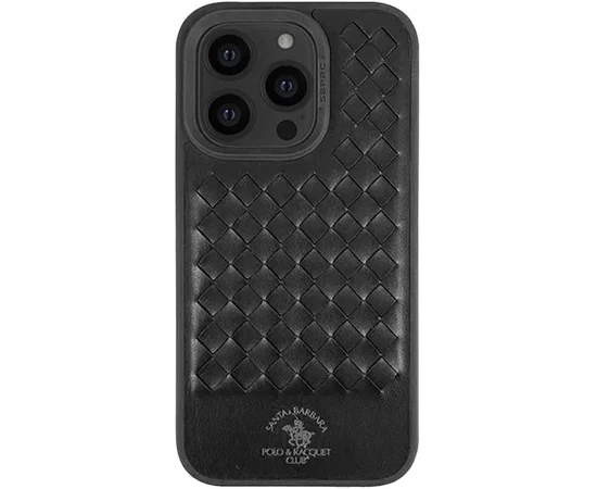 Кожаный чехол Polo Santa Barbara для Apple iPhone 14 Pro (6.1") Black
