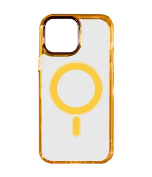 Чехол TPU Iris with MagSafe для Apple iPhone 14 Pro (6.1") Оранжевый