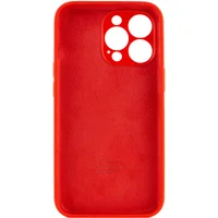 Чехол Silicone Case Full Camera Protective (AA) для Apple iPhone 14 Pro (6.1") Красный / Red