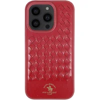 Кожаный чехол Polo Santa Barbara для Apple iPhone 14 Pro (6.1") Red