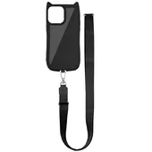 Чехол TPU GETMAN Cat with straps для Apple iPhone 14 Pro (6.1") Black