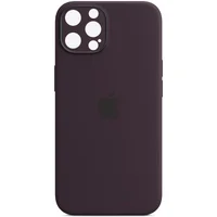 Чохол Silicone Case Full Camera Protective (AA) для Apple iPhone 14 Pro (6.1") Фіолетовий / Elderberry