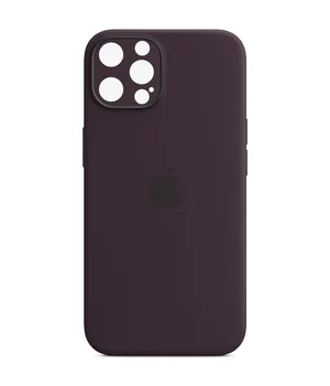 Чехол Silicone Case Full Camera Protective (AA) для Apple iPhone 14 Pro (6.1") Фиолетовый / Elderberry