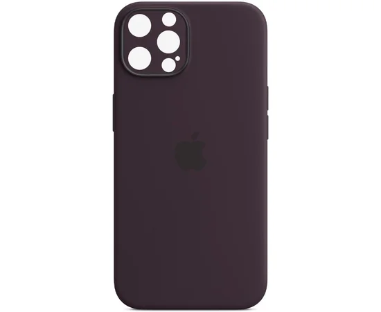Чехол Silicone Case Full Camera Protective (AA) для Apple iPhone 14 Pro (6.1") Фиолетовый / Elderberry