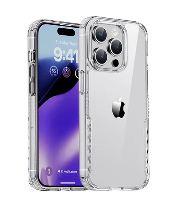 Чохол TPU+PC Multi-Color для Apple iPhone 14 Pro (6.1") Clear