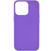 Силиконовый чехол Candy для Apple iPhone 14 Pro (6.1") Сиреневый