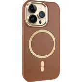 Кожаный чехол SnapCase with MagSafe для Apple iPhone 14 Pro (6.1") Brown