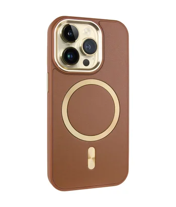 Шкіряний чохол SnapCase with MagSafe для Apple iPhone 14 Pro (6.1") Brown