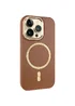 Кожаный чехол SnapCase with MagSafe для Apple iPhone 14 Pro (6.1") Brown