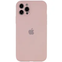 Чехол Silicone Case Full Camera Protective (AA) для Apple iPhone 14 Pro (6.1") Розовый / Pink Sand