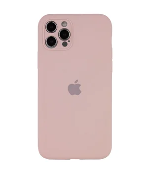 Чохол Silicone Case Full Camera Protective (AA) Apple iPhone 14 Pro (6.1") Рожевий / Pink Sand
