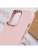 TPU чехол Bonbon Metal Style для Apple iPhone 14 Pro (6.1") Розовый / Light pink